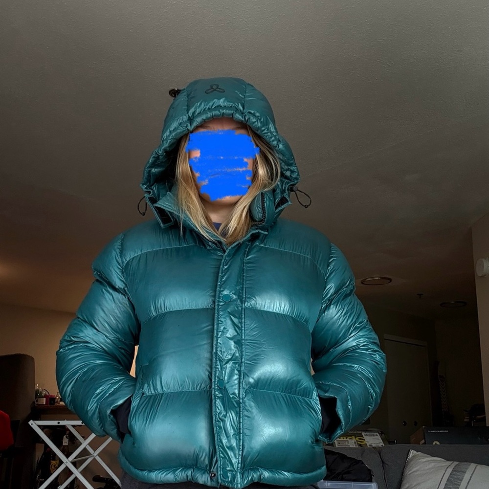 The Super Puff Shorty Jacket - liquid shine premium down puffer jacket